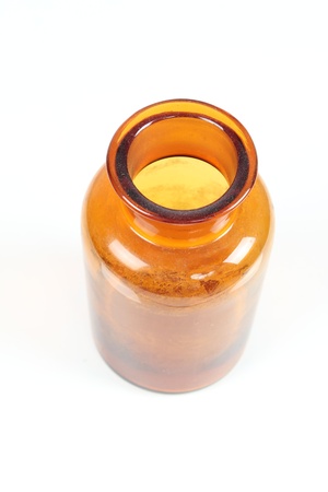 brown glsas bottleの写真素材