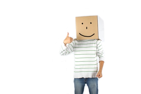 cardboard guy