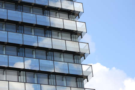 modern cloud window buildingのeditorial素材