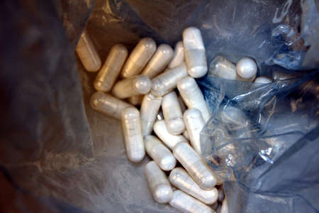 medicine capsulesの写真素材