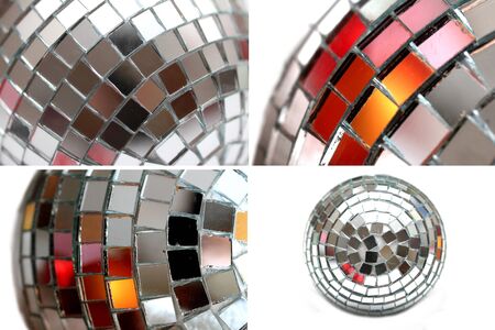 mirror disco ball decoration mixの写真素材