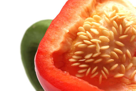 red paprika macro の写真素材