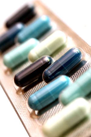 homeopathic capsulesの写真素材