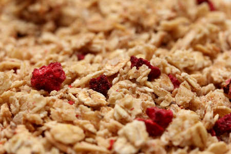 red berries muesliの写真素材