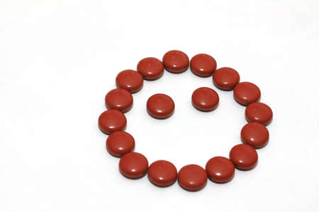 pill faceの写真素材