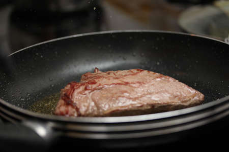 steak fryの写真素材