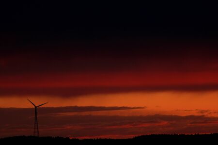 beautiful sundownの写真素材