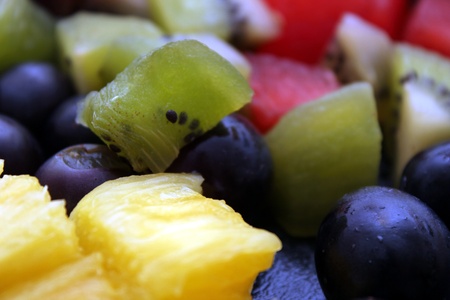 fresh fruit mixの写真素材