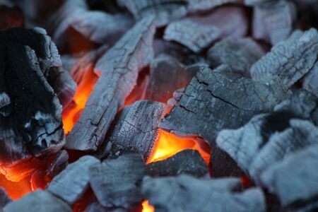 hot barbecue coal