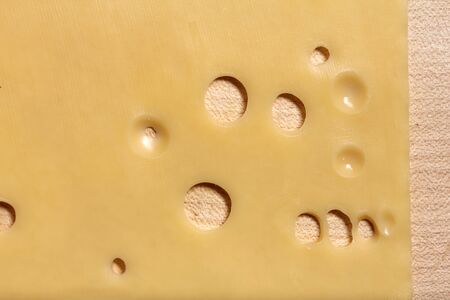 plain cheese sliceの写真素材