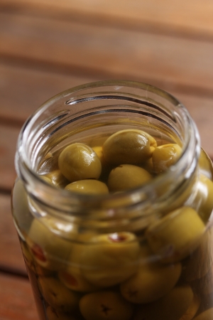 filled olivesの写真素材