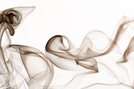 abstract brown smoke backgroundの写真素材