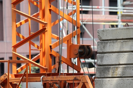 a cranes  weightsの写真素材