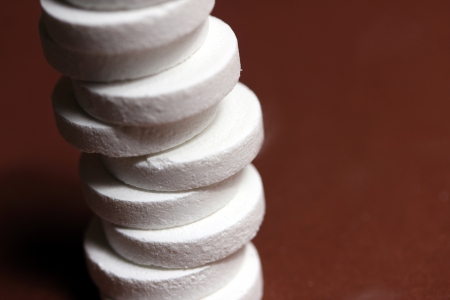 effervescent tablets stackの写真素材