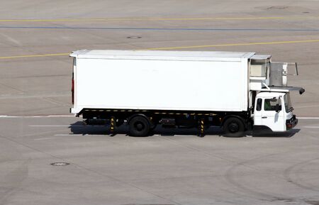 plain airport food transporterの写真素材