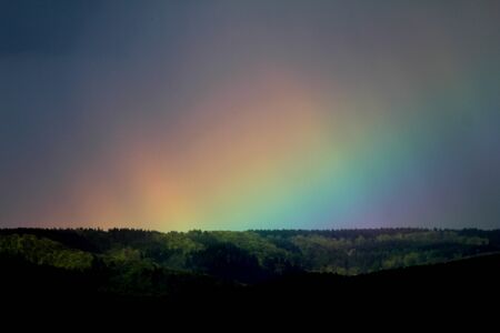 end of the rainbowの写真素材
