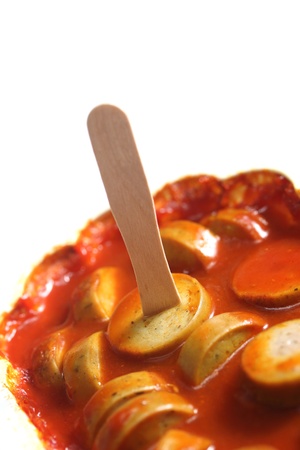 supermarket currywurstの写真素材