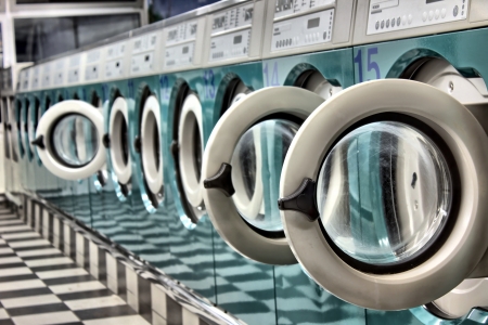 a launderette as a hdr pictureの写真素材