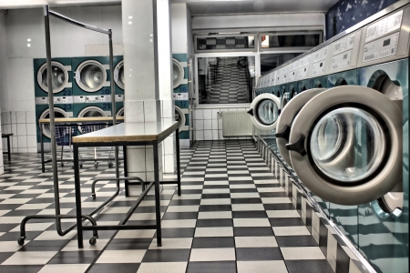 a launderette as a hdr pictureの写真素材