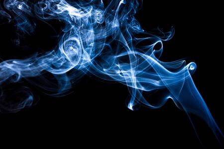 beautiful isolated smoke lines and wavesの写真素材