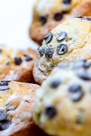 a bunch of fresh muffinsの写真素材