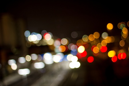 city night blur background