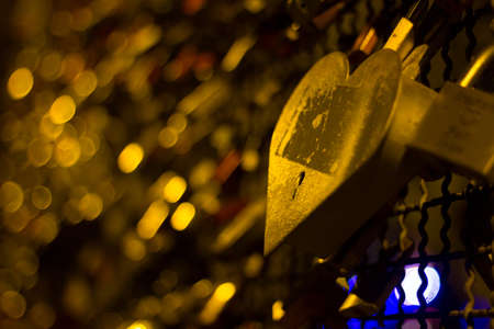 cologne city love padlocksの写真素材