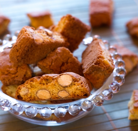 almond biscuitsの写真素材