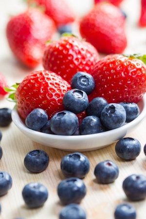 fresh berriesの写真素材