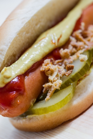 hot dogの写真素材