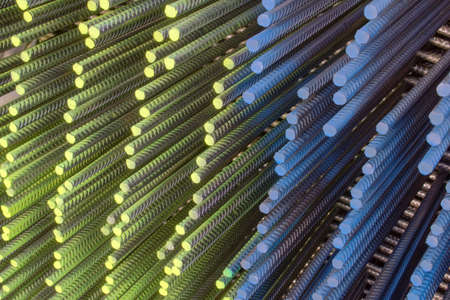 steel building frames as hdr pictureの写真素材