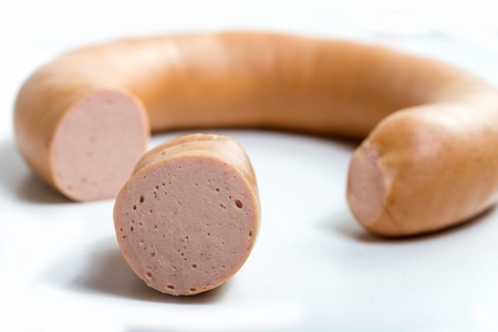 german fleischwurst sausageの写真素材
