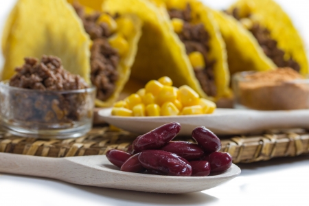 mexican tacosの写真素材