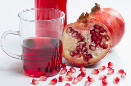 pomegranate juiceの写真素材