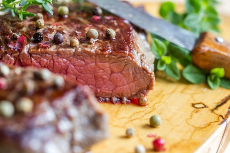 fresh steakの写真素材