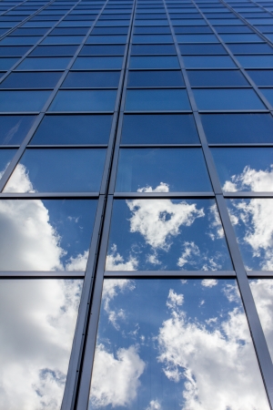 abstract sky city buildingsの写真素材
