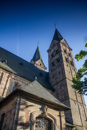 historic Dom St.Petri in Fritzlar Germanyの写真素材