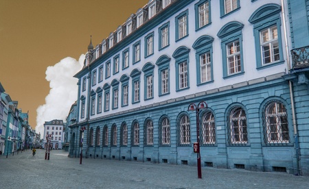 Heidelberg old city streets color styleの写真素材