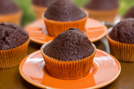 fresh tartlets outsideの写真素材