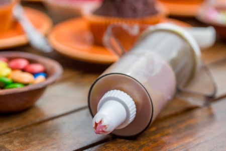 decorating tartletsの写真素材