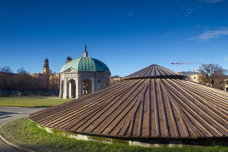 a building in Hofgarten munichのeditorial素材