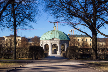 a building in Hofgarten munichのeditorial素材