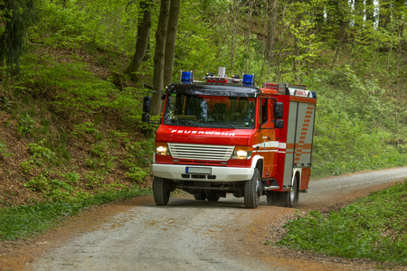 german firefighter truck