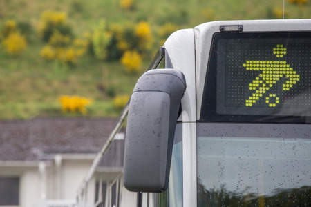 football stadium bus