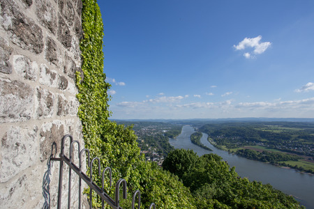 castle ruin drachenfels in koenigswinter gemanyの写真素材