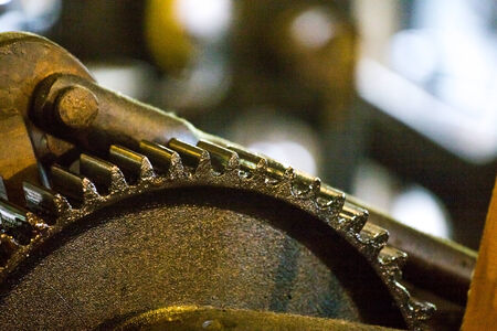 old factory hall backgroundの写真素材