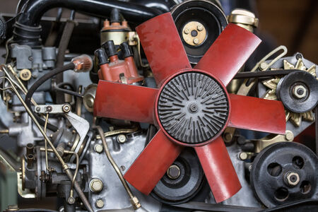 old  motorcycle engine