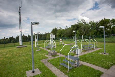 weather station kahler asten germanyの写真素材