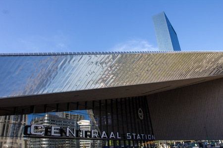 rotterdam central stationのeditorial素材