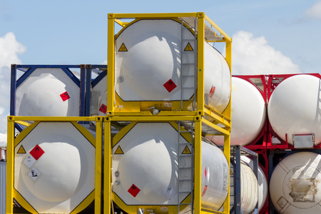 industrial shipping liquid containerの写真素材